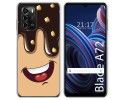 Funda Silicona para ZTE Blade A72 diseño Helado Chocolate Dibujos