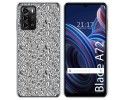 Funda Silicona para ZTE Blade A72 diseño Letras Dibujos