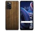 Funda Silicona para ZTE Blade A72 diseño Madera Dibujos