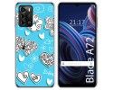Funda Silicona para ZTE Blade A72 diseño Mariposas Dibujos