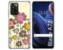 Funda Silicona para ZTE Blade A72 diseño Primavera En Flor Dibujos