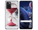 Funda Silicona para ZTE Blade A72 diseño Reloj Dibujos