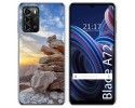 Funda Silicona para ZTE Blade A72 diseño Sunset Dibujos