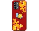 Funda Silicona Líquida Roja para ZTE Blade V40 Vita diseño Abeja Dibujos