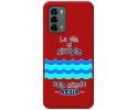 Funda Silicona Líquida Roja para ZTE Blade V40 Vita diseño Agua Dibujos