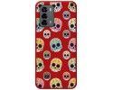 Funda Silicona Líquida Roja para ZTE Blade V40 Vita diseño Catrina Dibujos