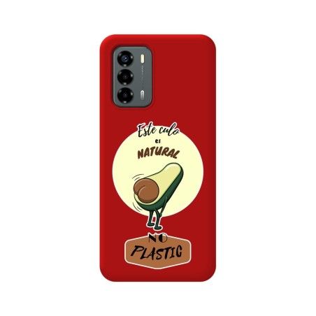 Funda Silicona Líquida Roja para ZTE Blade V40 Vita diseño Culo Natural Dibujos