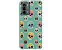 Funda Silicona Líquida Verde para ZTE Blade V40 Vita diseño Catrina Dibujos