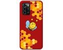 Funda Silicona Líquida Roja para ZTE Blade A72 diseño Abeja Dibujos