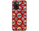 Funda Silicona Líquida Roja para ZTE Blade A72 diseño Catrina Dibujos