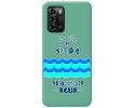 Funda Silicona Líquida Verde para ZTE Blade A72 diseño Agua Dibujos