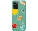 Funda Silicona Líquida Verde para ZTE Blade A72 diseño Espacio Dibujos