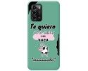 Funda Silicona Líquida Verde para ZTE Blade A72 diseño Vaca Dibujos