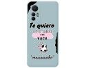 Funda Silicona Líquida Azul para Xiaomi 12 Lite 5G diseño Vaca Dibujos