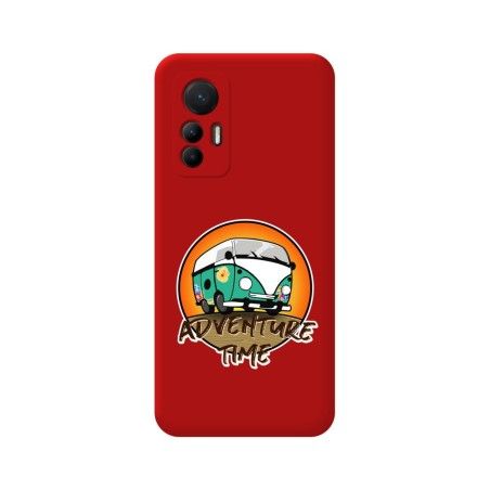 Funda Silicona Líquida Roja para Xiaomi 12 Lite 5G diseño Adventure Time Dibujos