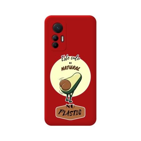 Funda Silicona Líquida Roja para Xiaomi 12 Lite 5G diseño Culo Natural Dibujos