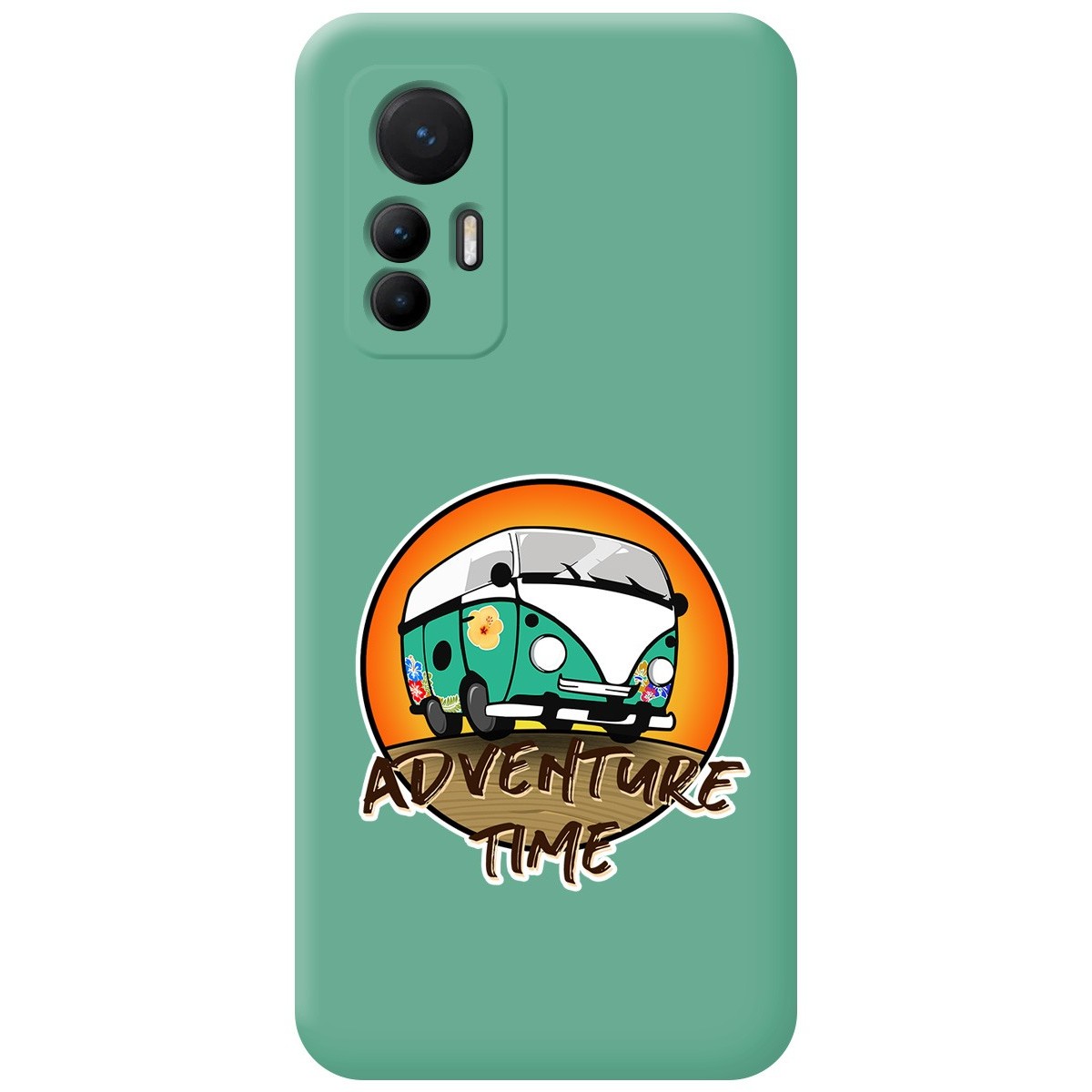 Funda Silicona Líquida Verde para Xiaomi 12 Lite 5G diseño Adventure Time Dibujos
