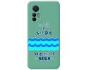 Funda Silicona Líquida Verde para Xiaomi 12 Lite 5G diseño Agua Dibujos