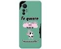 Funda Silicona Líquida Verde para Xiaomi 12 Lite 5G diseño Vaca Dibujos