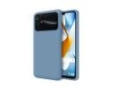 Funda Silicona Líquida Ultra Suave para Xiaomi POCO C40 Azul