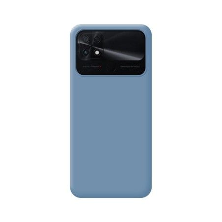 Funda Silicona Líquida Ultra Suave para Xiaomi POCO C40 Azul