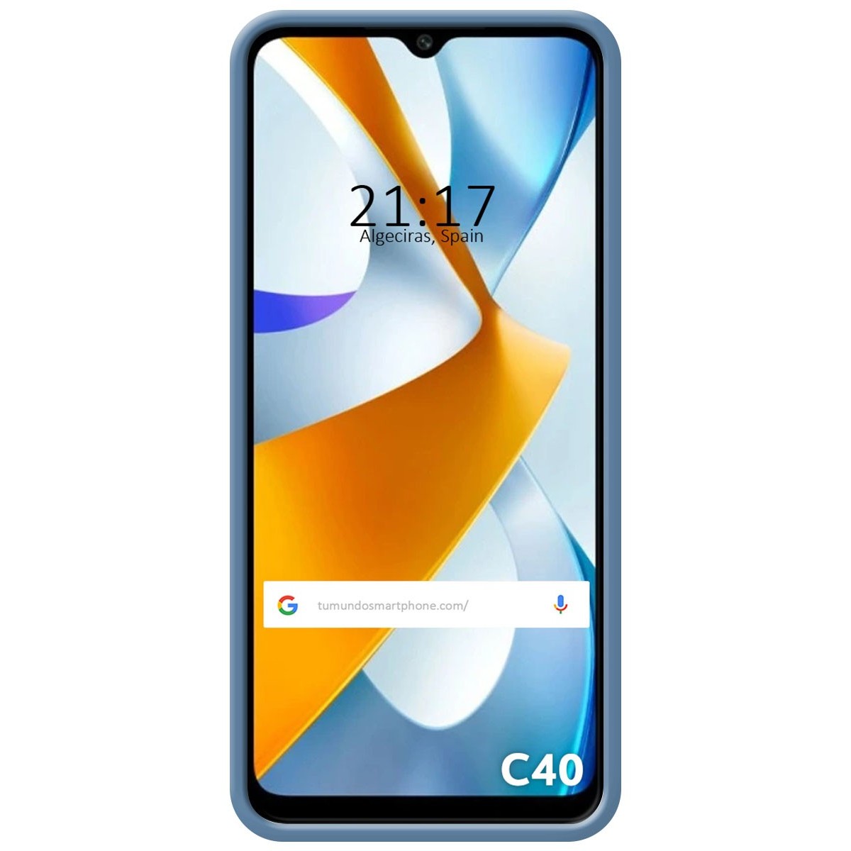 Funda Silicona Líquida Ultra Suave para Xiaomi POCO C40 Azul