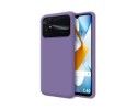Funda Silicona Líquida Ultra Suave para Xiaomi POCO C40 Morada