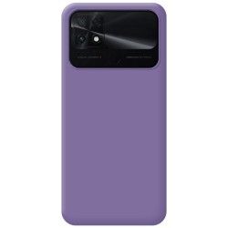 Funda Silicona Líquida Ultra Suave para Xiaomi POCO C40 Morada 2
