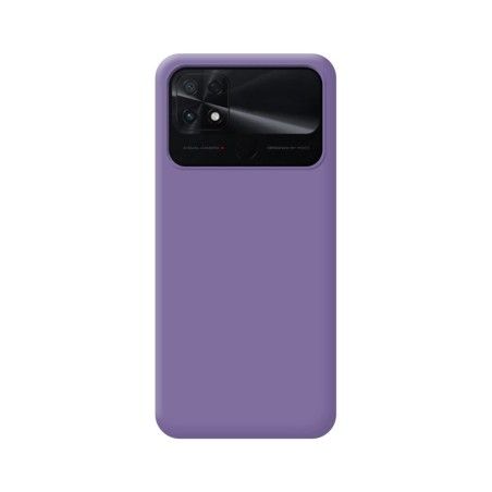 Funda Silicona Líquida Ultra Suave para Xiaomi POCO C40 Morada