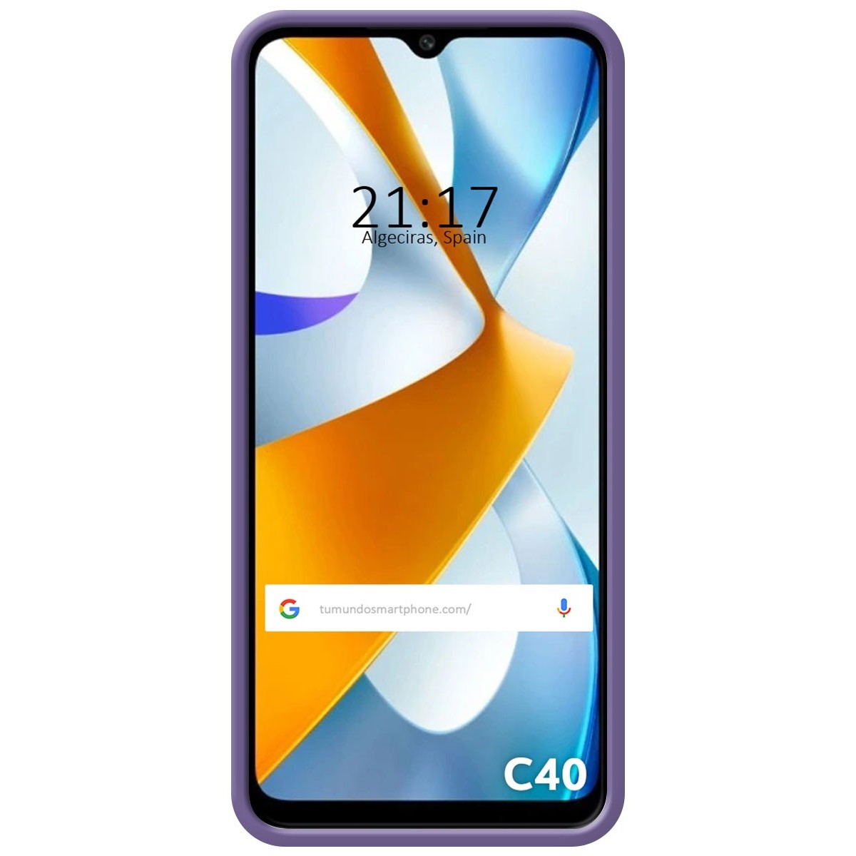 Funda Silicona Líquida Ultra Suave para Xiaomi POCO C40 Morada