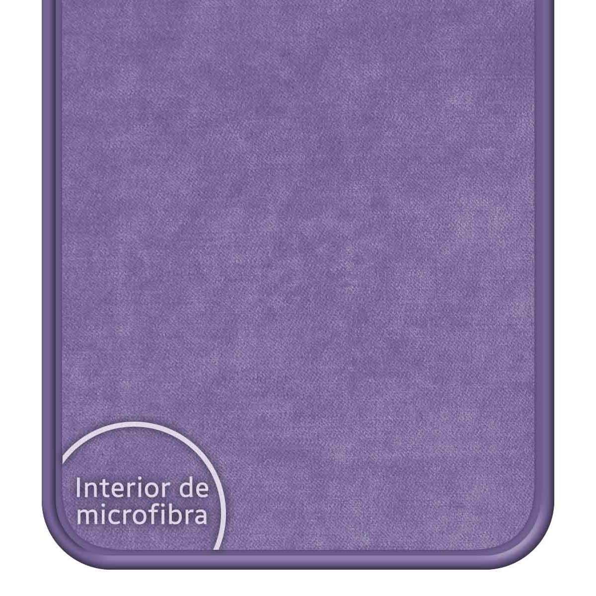 Funda Silicona Líquida Ultra Suave para Xiaomi POCO C40 Morada