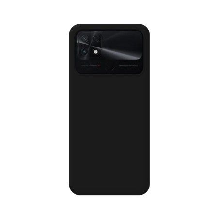 Funda Silicona Líquida Ultra Suave para Xiaomi POCO C40 Negra