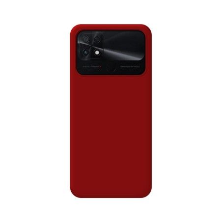 Funda Silicona Líquida Ultra Suave para Xiaomi POCO C40 Roja