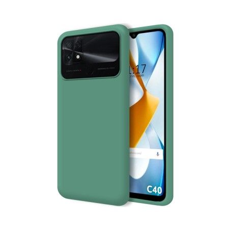 Funda Silicona Líquida Ultra Suave para Xiaomi POCO C40 Verde