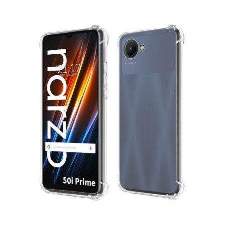 Funda Silicona Antigolpes Transparente para Realme Narzo 50i Prime