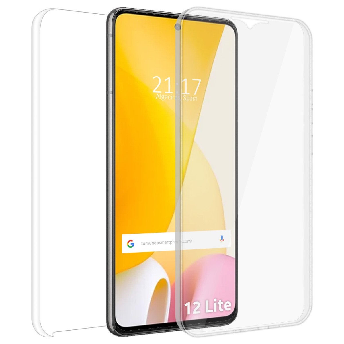 Funda Doble Transparente Pc + Tpu Full Body 360 para Xiaomi 12 Lite 5G