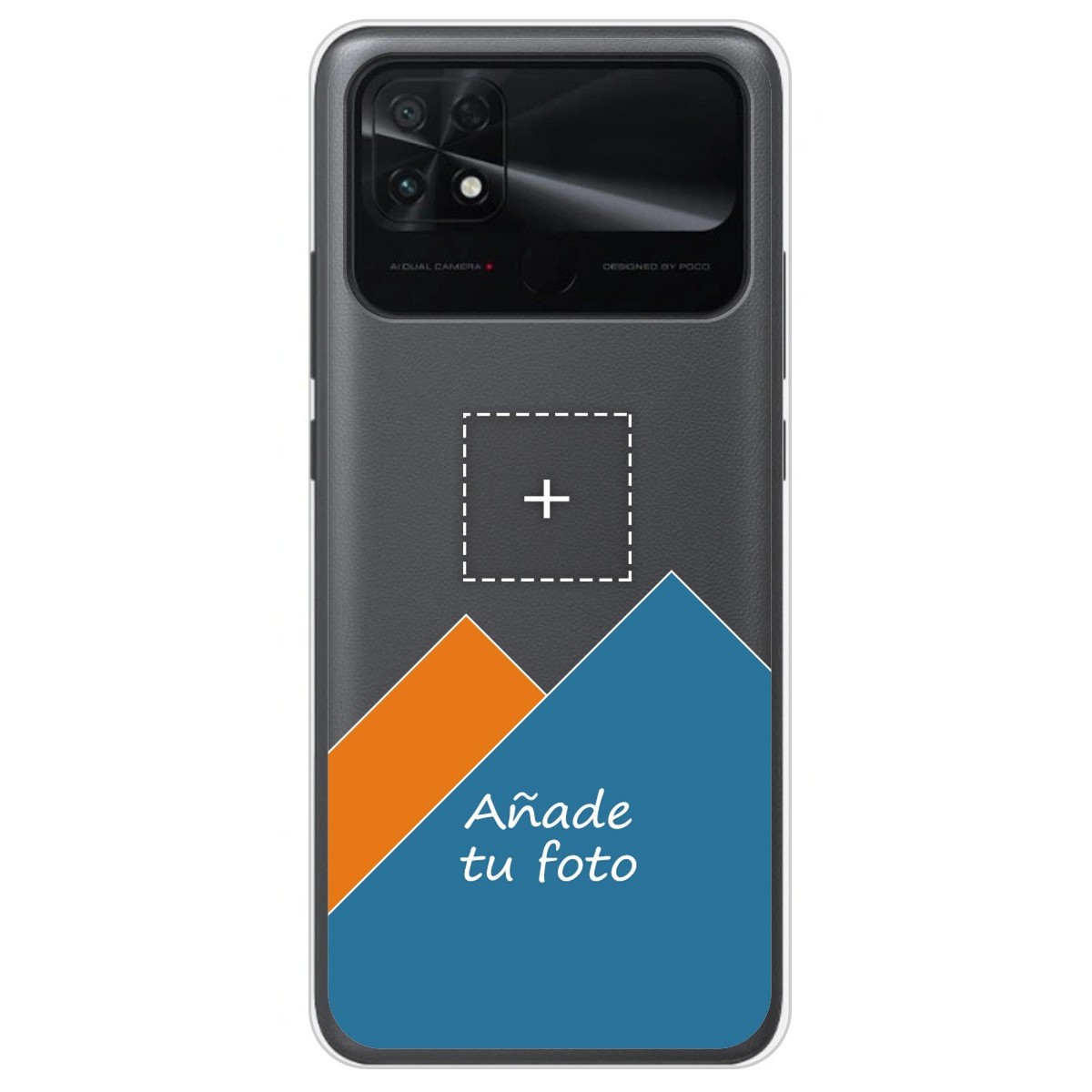 Personaliza tu Funda Silicona Gel Tpu Transparente con tu Fotografia para Xiaomi POCO C40 Dibujo Personalizada