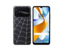 Funda Silicona Transparente para Xiaomi POCO C40 diseño Araña Dibujos