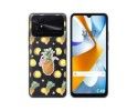 Funda Silicona Transparente para Xiaomi POCO C40 diseño Piña Dibujos