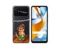 Funda Silicona Transparente para Xiaomi POCO C40 diseño Suricata Dibujos