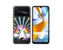 Funda Silicona Transparente para Xiaomi POCO C40 diseño Unicornio Dibujos