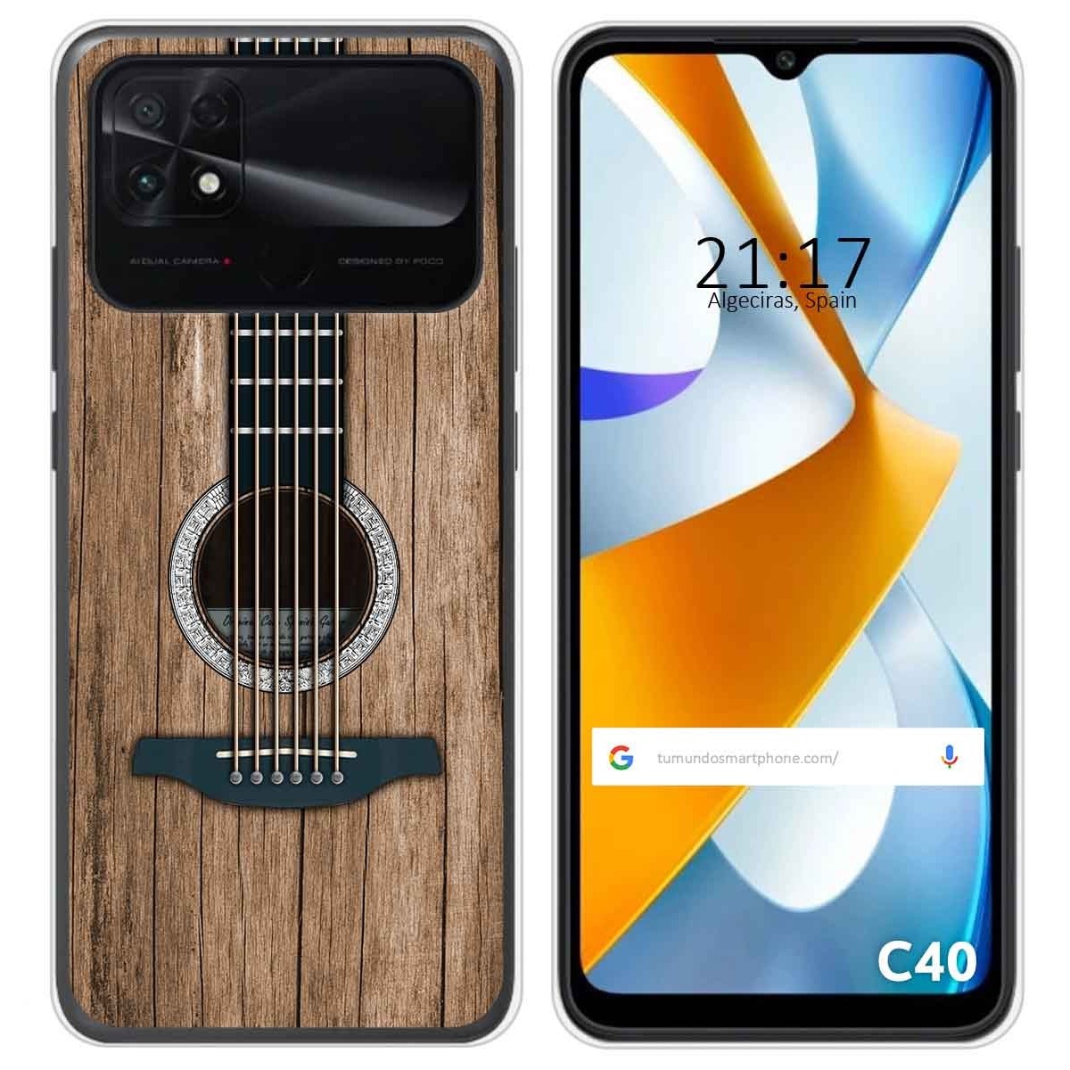 Funda Silicona para Xiaomi POCO C40 diseño Madera 11 Dibujos