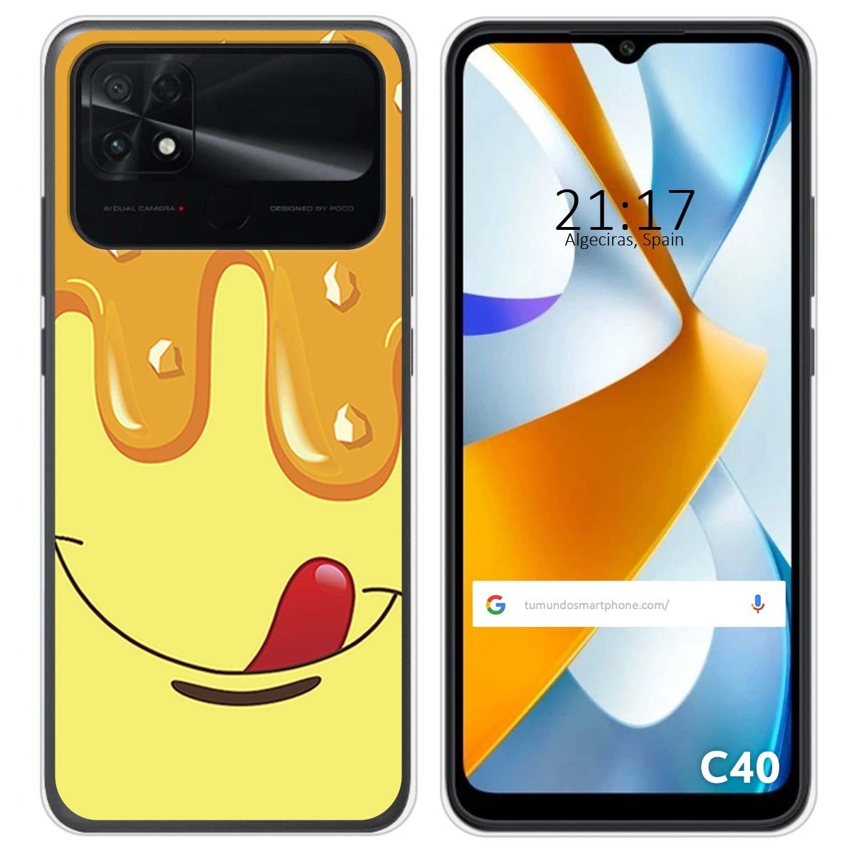 Funda Silicona para Xiaomi POCO C40 diseño Helado Vainilla Dibujos