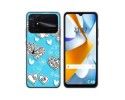 Funda Silicona para Xiaomi POCO C40 diseño Mariposas Dibujos