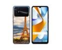 Funda Silicona para Xiaomi POCO C40 diseño Paris Dibujos