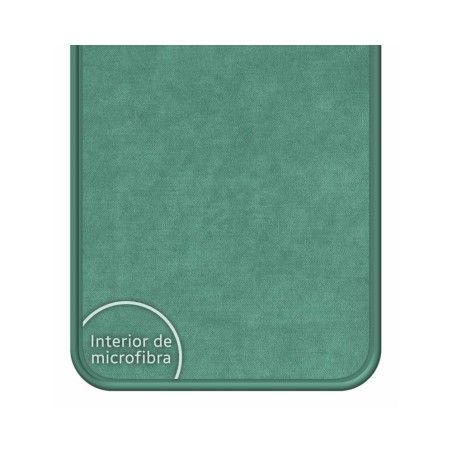 Funda Silicona Líquida Verde para Xiaomi POCO C40 diseño Hombre Escalada Dibujos