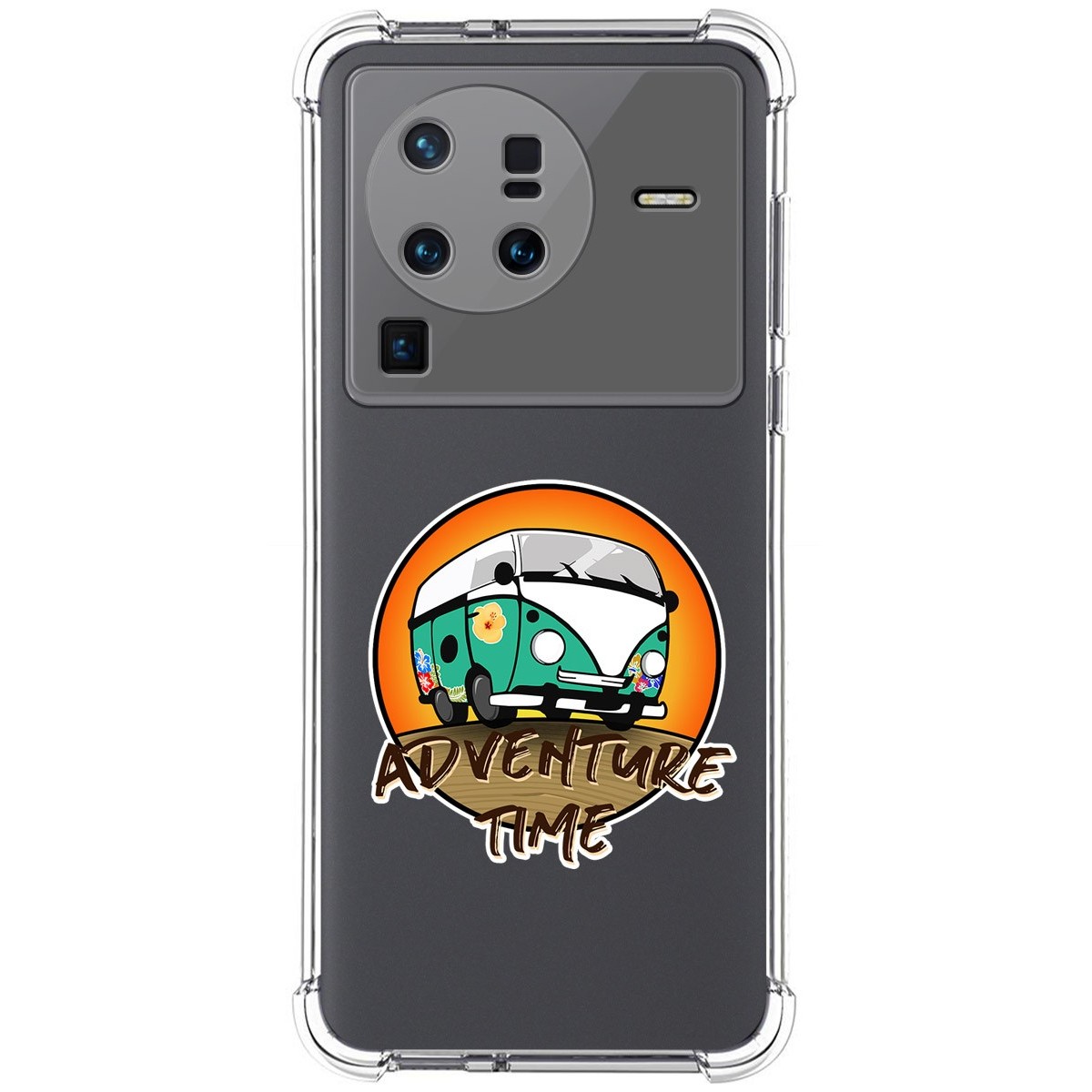 Funda Silicona Antigolpes para Vivo X80 Pro 5G diseño Adventure Time Dibujos