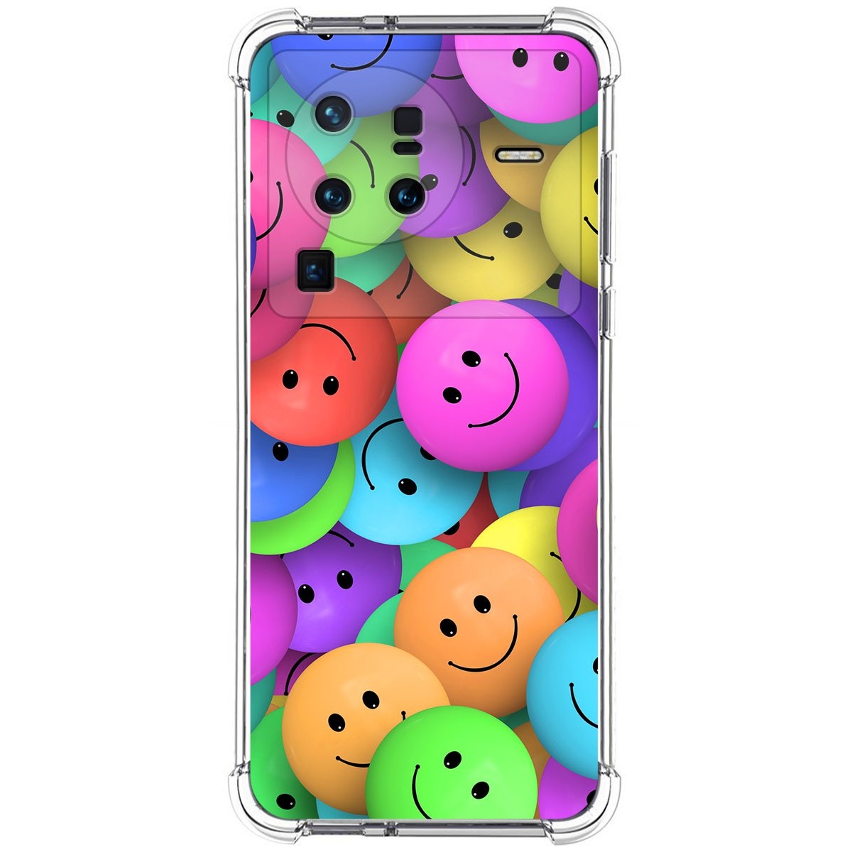 Funda Silicona Antigolpes para Vivo X80 Pro 5G diseño Smile Dibujos