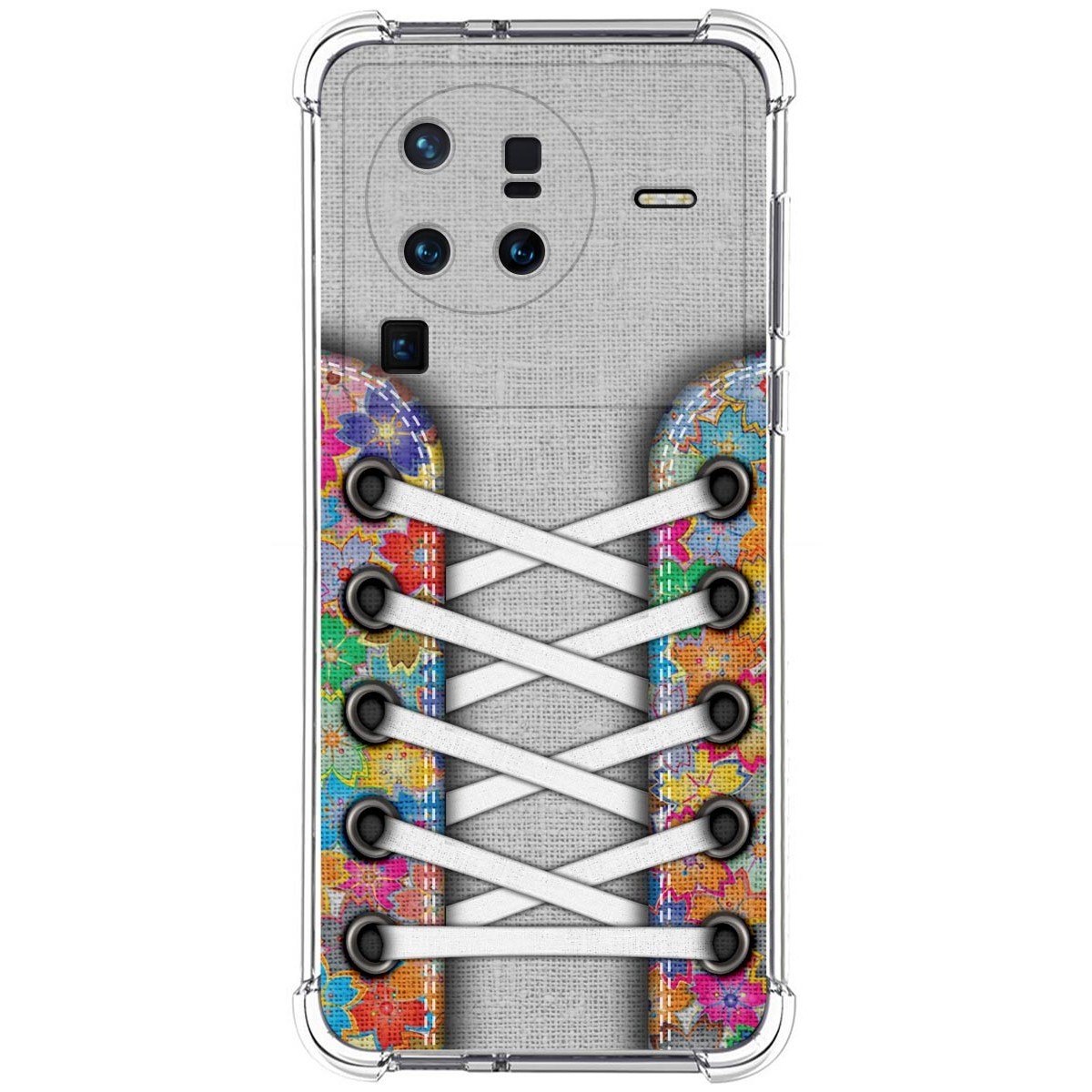 Funda Silicona Antigolpes para Vivo X80 Pro 5G diseño Zapatillas 04 Dibujos