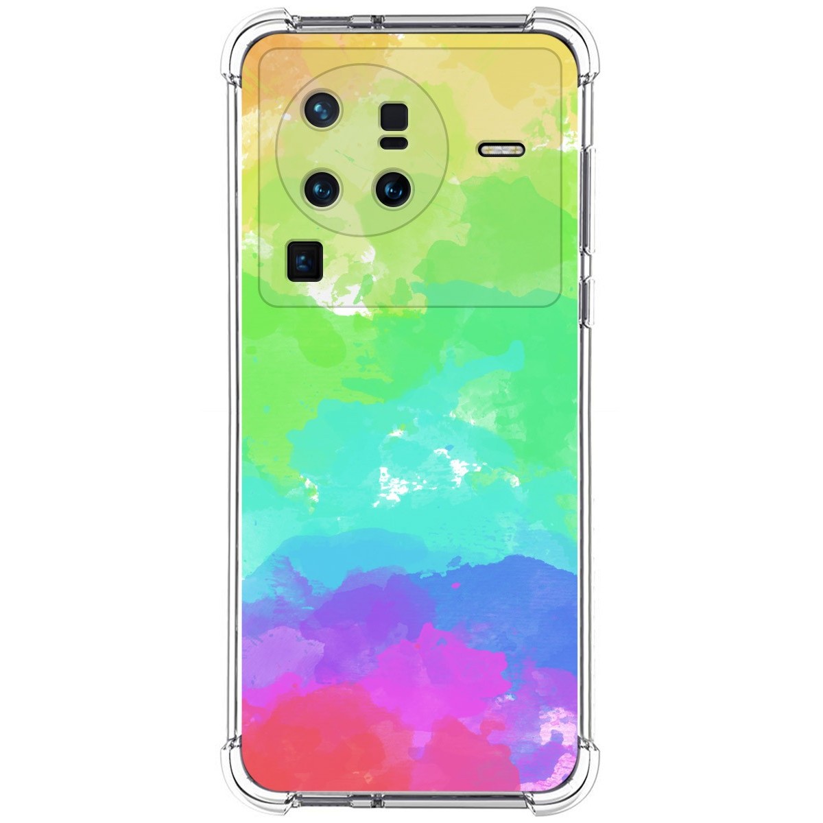 Funda Silicona Antigolpes para Vivo X80 Pro 5G diseño Acuarela 03 Dibujos